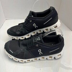 On Cloud Black Running Shoes Lace Up Athletic Sneakers Womens 11